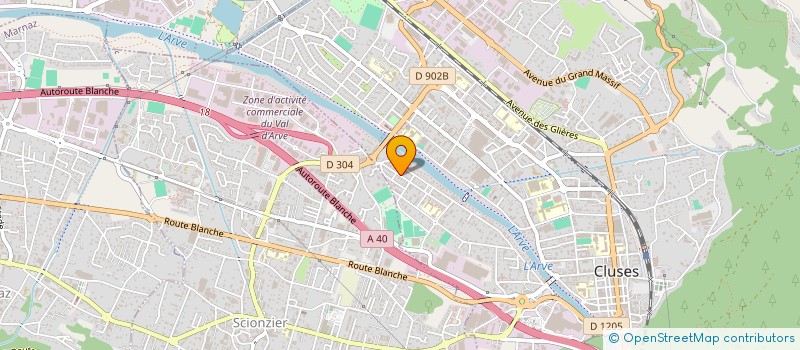 localisation de l'entreprise CG SST EURL  CLUSES