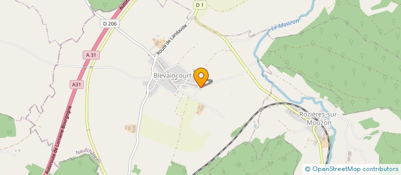 localisation de l'entreprise CG THERMIE  BLEVAINCOURT