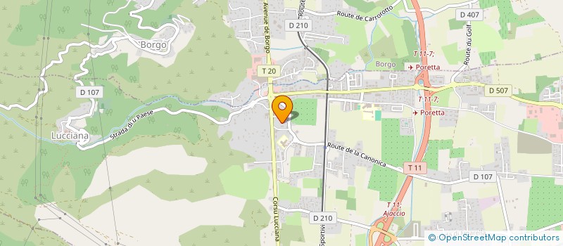 localisation de l'entreprise CG.TRA à LUCCIANA