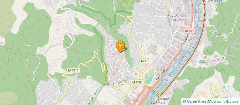 localisation de l'entreprise CG TRANSFERT à CARROS