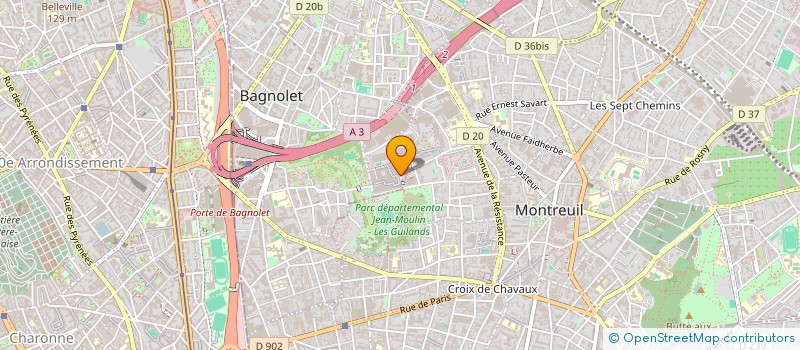 localisation de l'entreprise CG USEFULNESS à BAGNOLET