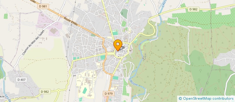 localisation de l'entreprise CG UZES à UZES