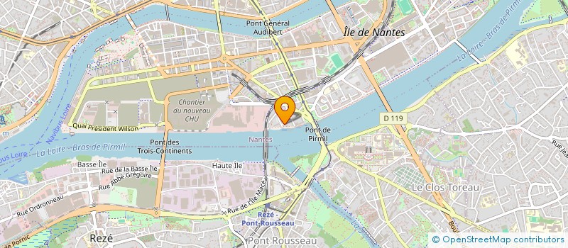 localisation de l'entreprise CG VISION PRODUCTION à NANTES