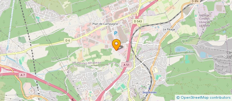 localisation de l'entreprise CG122 à LES PENNES-MIRABEAU