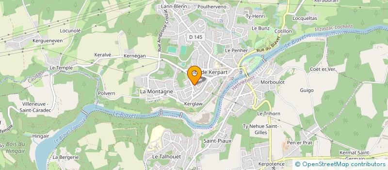 localisation de l'entreprise CG2  INZINZAC-LOCHRIST