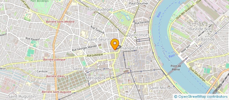 localisation de l'entreprise CG2B à BORDEAUX