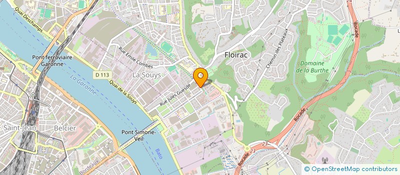localisation de l'entreprise CG2B INVESTISSEENT à FLOIRAC