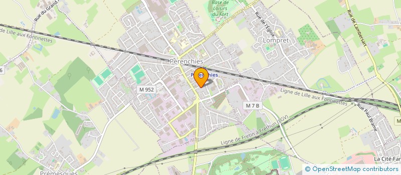 localisation de l'entreprise CG2M  PERENCHIES