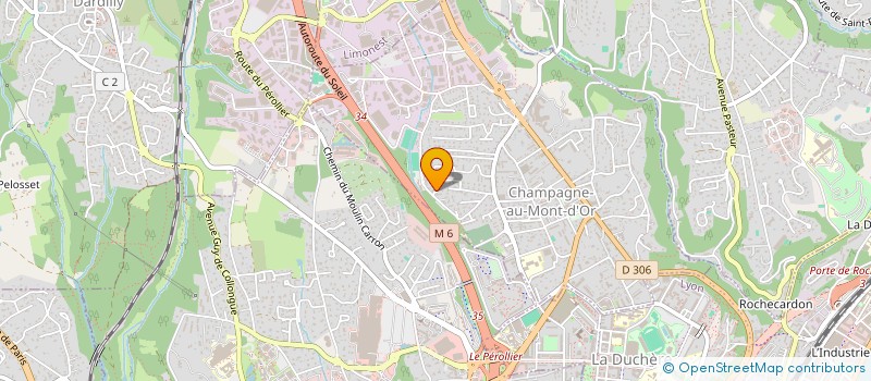 localisation de l'entreprise CG3 VAISE  CHAMPAGNE-AU-MONT-D'OR