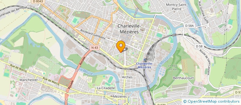 localisation de l'entreprise CG3R  CHARLEVILLE-MEZIERES