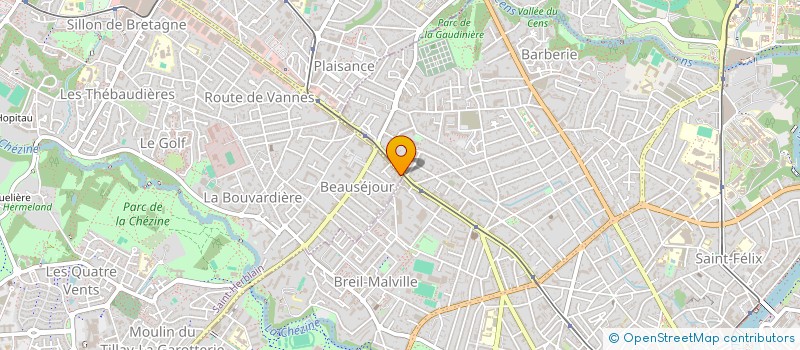 localisation de l'entreprise CG4 à SAINT-HERBLAIN
