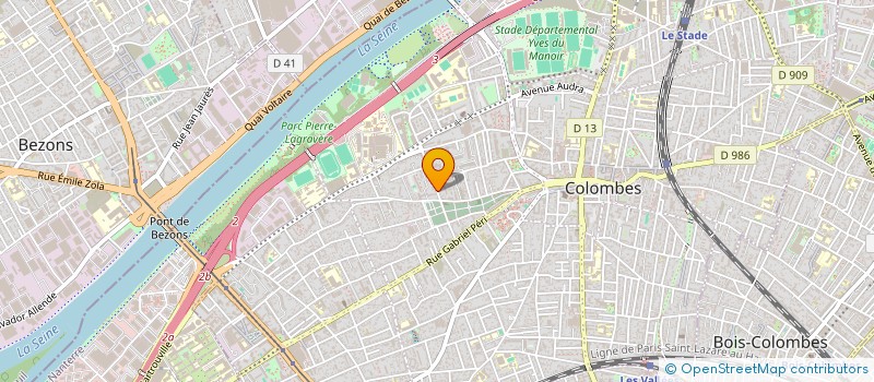 localisation de l'entreprise CG64 TECHNOLOGIES à COLOMBES