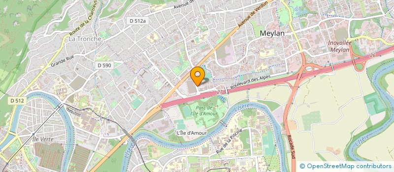 localisation de l'entreprise CG7 à MEYLAN