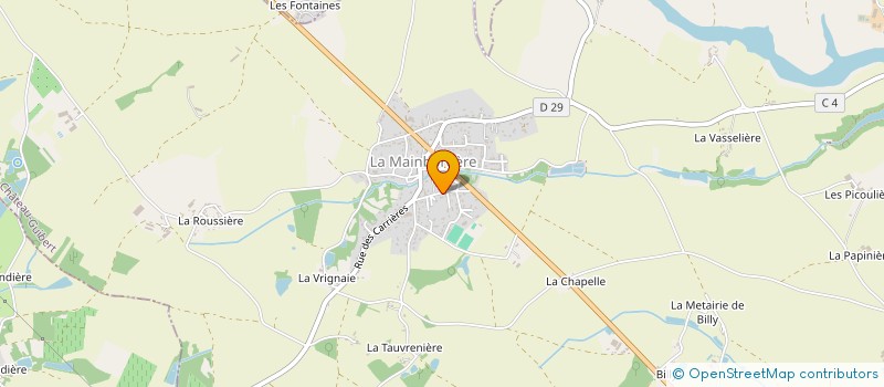 localisation de l'entreprise CG7 PACKAGING à CHATEAU-GUIBERT