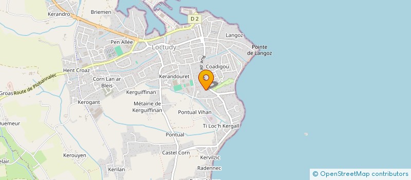 localisation de l'entreprise CG75  LOCTUDY