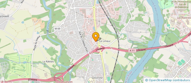 localisation de l'entreprise CGA 44 à LA CHAPELLE-SUR-ERDRE