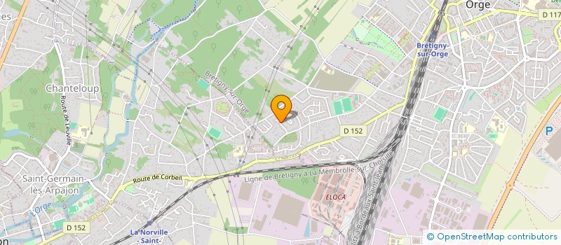 localisation de l'entreprise CGA à BRETIGNY-SUR-ORGE