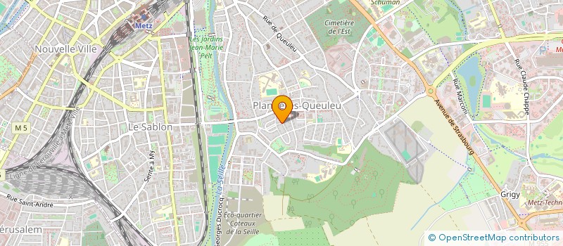 localisation de l'entreprise CGA  METZ