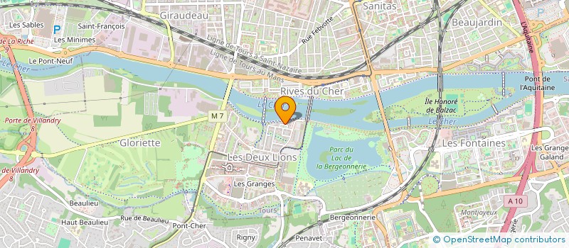 localisation de l'entreprise CGA  TOURS