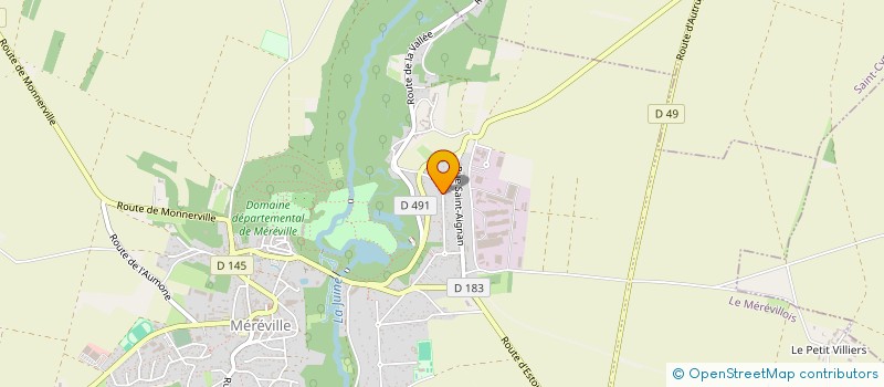 localisation de l'entreprise CGA CONSTRUCTION  LE MEREVILLOIS