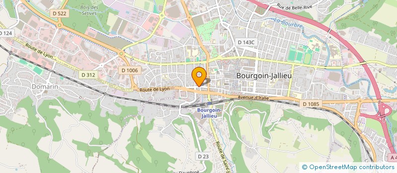 localisation de l'entreprise CGA CONSTRUCTIONS à BOURGOIN-JALLIEU
