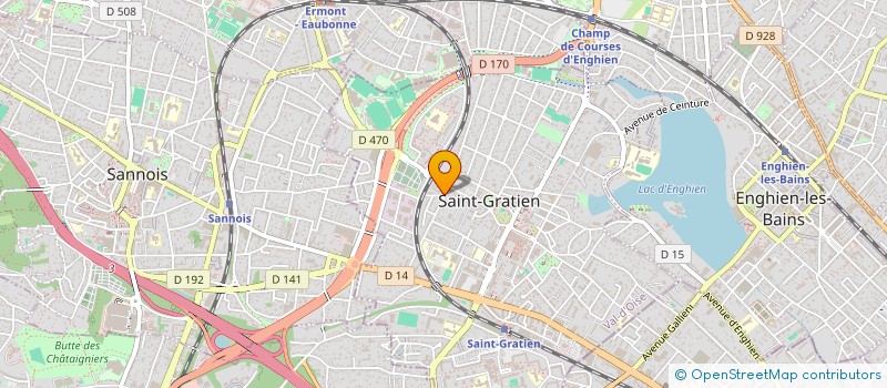 localisation de l'entreprise CGA-CONSULTING à SAINT-GRATIEN
