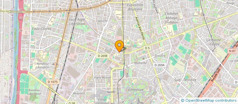 localisation de l'entreprise CGA HOLDING à GRENOBLE