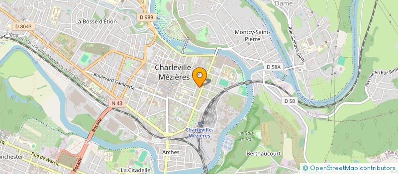 localisation de l'entreprise CGA NORD EST ILE DE FRANCE  CHARLEVILLE-MEZIERES