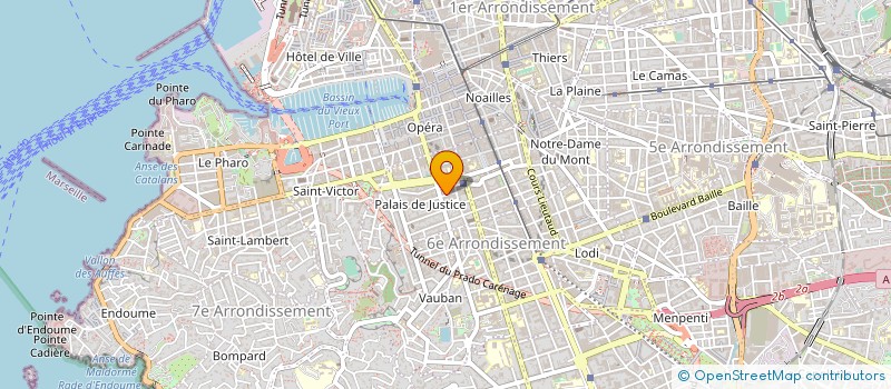 localisation de l'entreprise CGA PHAR CENT GEST AGREE PHARM à MARSEILLE