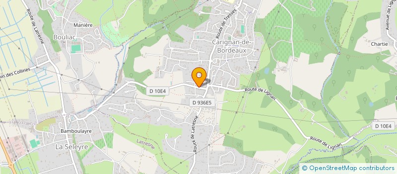 localisation de l'entreprise CGA SECRETARIAT  CARIGNAN-DE-BORDEAUX