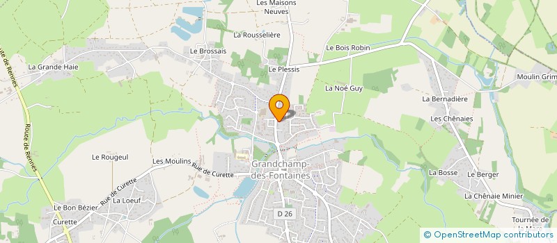 localisation de l'entreprise CGA STUDIO 44 à GRANDCHAMP-DES-FONTAINES