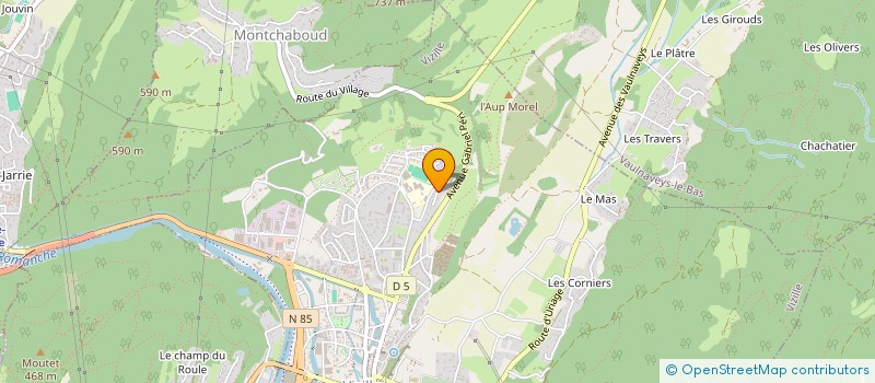 localisation de l'entreprise CGA-TECH à LE MONETIER-LES-BAINS