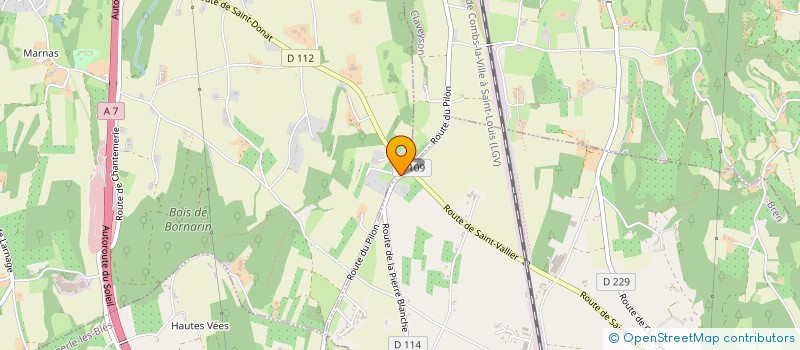 localisation de l'entreprise CGAC  SAINT-BARTHELEMY-DE-VALS