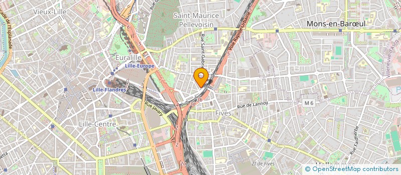 localisation de l'entreprise CGAF MDB  LILLE