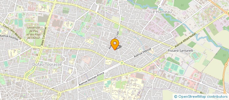 localisation de l'entreprise CGAJ à PAU