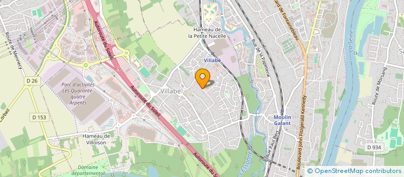 localisation de l'entreprise CGAM IMMO  VILLABE