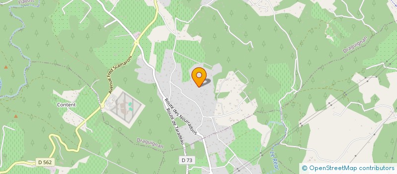 localisation de l'entreprise CGAO COTE D AZUR à DRAGUIGNAN