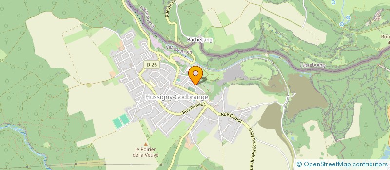 localisation de l'entreprise CGAS IMMO  HUSSIGNY-GODBRANGE