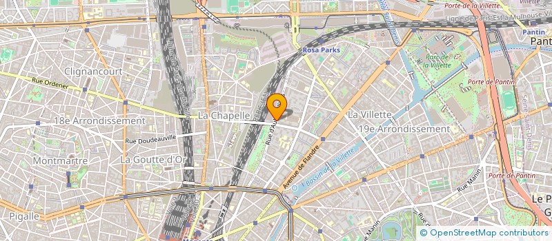 localisation de l'entreprise CGB  PARIS