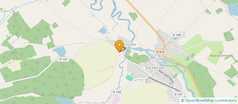 localisation de l'entreprise CGB  HAUDONVILLE