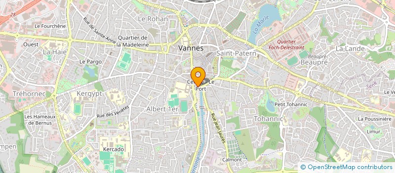 localisation de l'entreprise CGB  VANNES