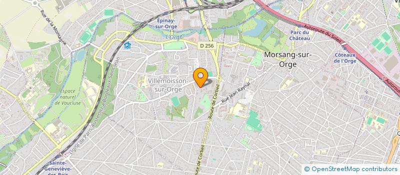localisation de l'entreprise CGB BTP à VILLEMOISSON-SUR-ORGE