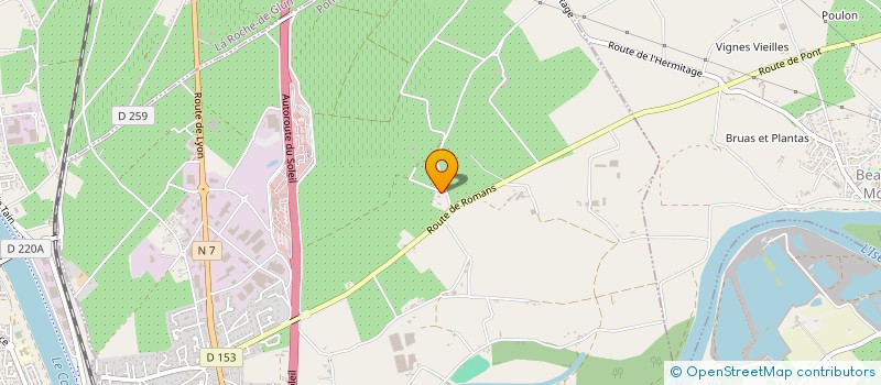 localisation de l'entreprise CGB CONSULTING  PONT-DE-L'ISERE