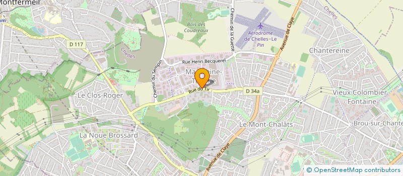 localisation de l'entreprise CGB HOLDING  CHELLES