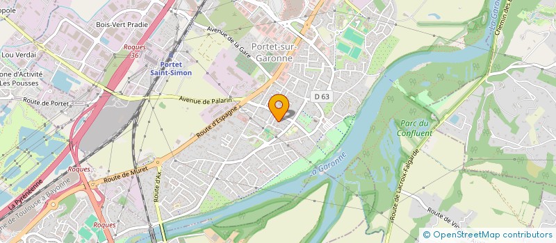 localisation de l'entreprise CGB33  PORTET SUR GARONNE