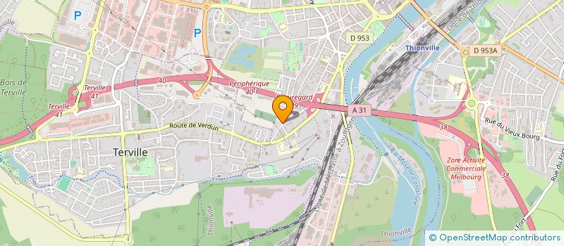 localisation de l'entreprise CGBAT à THIONVILLE