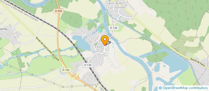 localisation de l'entreprise CGBC  CEZY