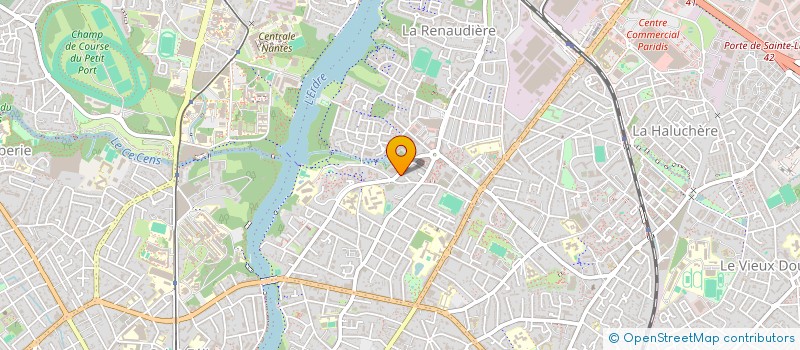 localisation de l'entreprise CGBE INVEST à NANTES