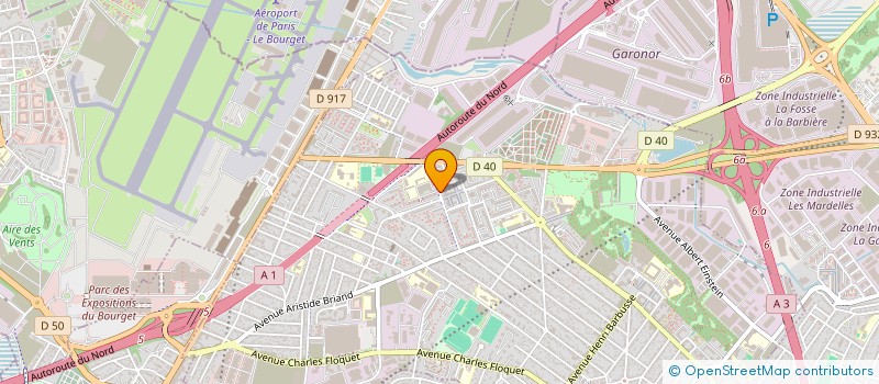 localisation de l'entreprise CGBM à LE BLANC-MESNIL