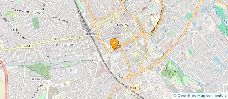 localisation de l'entreprise CGC à TROYES